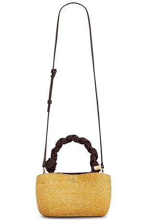 Bou Mini Straw Bag Ganni