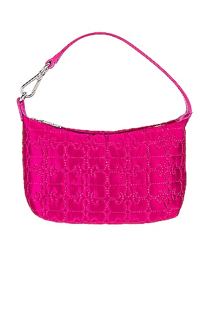 【GANNI/ガニー】 BUTTERFLY SMALL CROSSBODY Shocking Pink GANNI Small Butterfly Crossbody Bag in Shocking Pink | endource