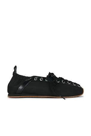 Lace Up Sporty Ballerina Sneaker Ganni