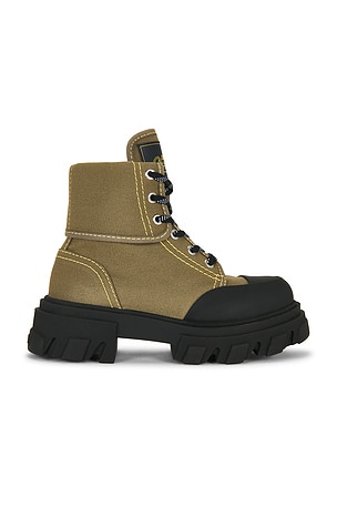 Cleated Canvas Trail Boot Ganni