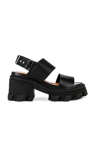Cleated High Heel Sandal Ganni