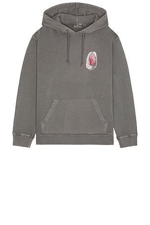 Gramicci Thumbprint Hooded Sweatshirt in Grey