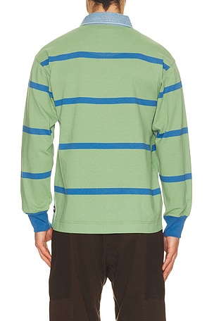 Gramicci Langdon Rugby Shirt in Green