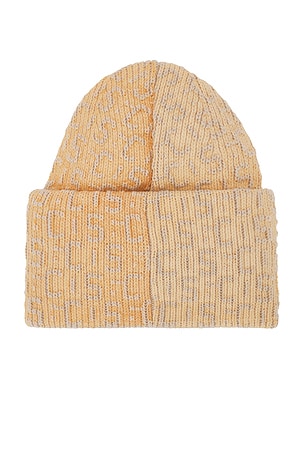 GCDS Monogram Beanie in Cream