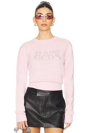 Ti Amo Bling Sweater GCDS