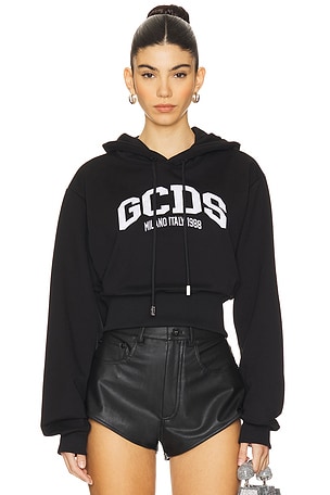 Logo Crop Hoodie GCDS