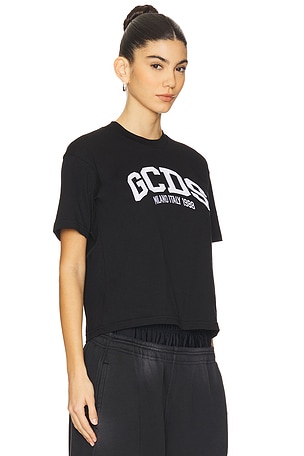 GCDS Logo Unisex T-shirt in Black