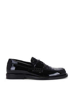 Wirdo Patent Monogram Loafers GCDS