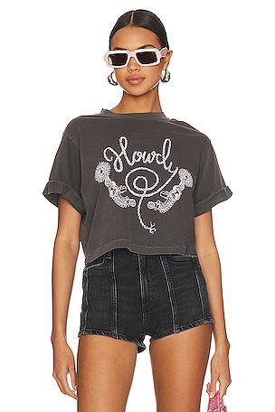 Howdy Crop Boyfriend Tee Girl Dangerous