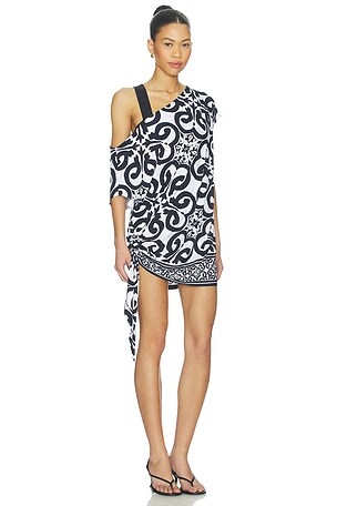 Goldbergh Rosetta Dress in Black,White