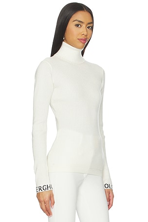 Goldbergh Mira Long Sleeve Knit Sweater in Ivory