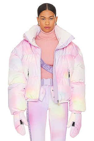 Cause A Scene Cropped Puffer Jacket - Pink