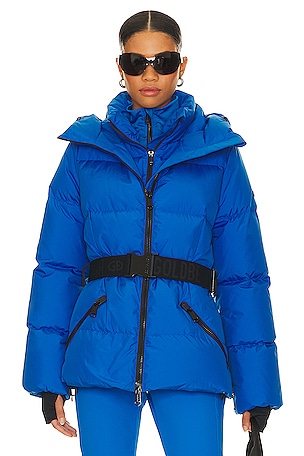 Aosta colorblocked down ski jacket