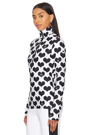 Goldbergh Chrie Hearts Ski Pully in Whitw