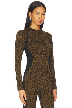 Goldbergh Feline Baselayer Long Sleeve in Multi