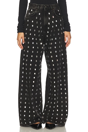 Embellished Wide Leg Jean GIUSEPPE DI MORABITO