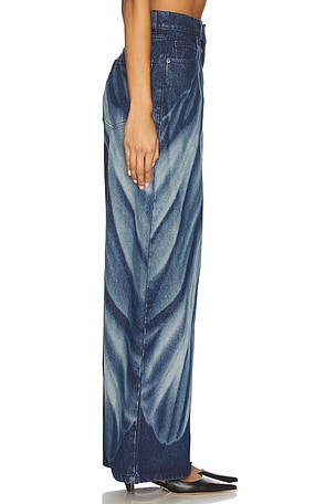 GIUSEPPE DI MORABITO Wide Leg Jean in Blue