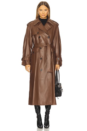 Leather Trenchcoat GIUSEPPE DI MORABITO