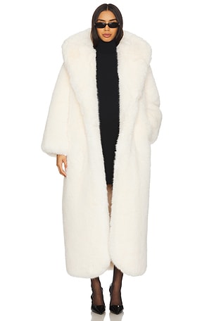 Faux Fur Hooded Coat GIUSEPPE DI MORABITO