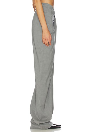 GIUSEPPE DI MORABITO Draped Trouser in Grey