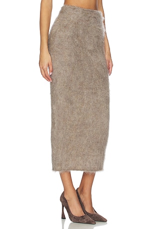 GIUSEPPE DI MORABITO Knitted Skirt in Grey