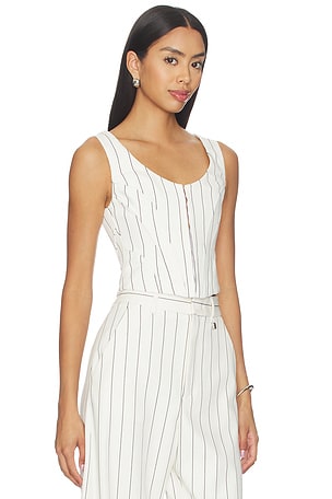 Giuseppe di morabito bustier top en color blanco