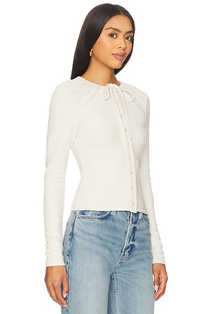 Geel Jane Cardigan in White
