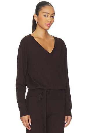 Geel Kiarra Sweater in Chocolate