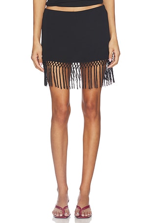 Aria Tassel Skirt Geel