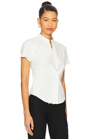 Geel Lewis Blouse in White
