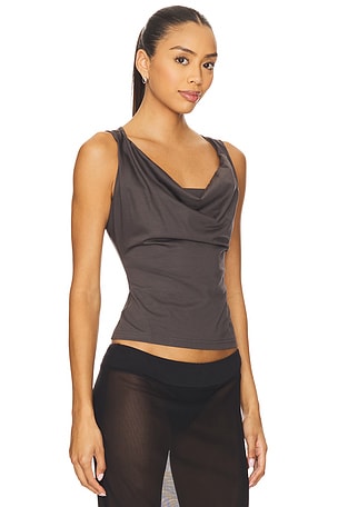Geel Jameson Top in Charcoal