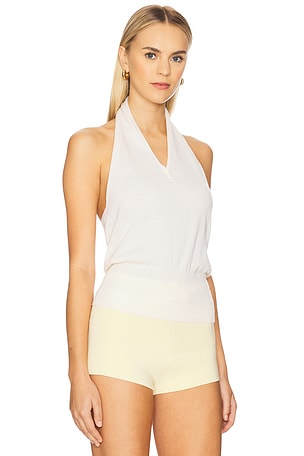 Geel Marcelo Halter in Cream