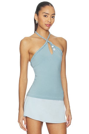 Geel Carly Top in Blue