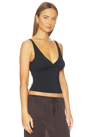 Geel Ren Top in Black