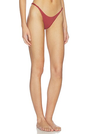 Geel Adjustable Bikini Bottom in Brown