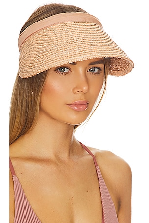 Genie by Eugenia Kim Chrissy Visor in Blush | REVOLVE