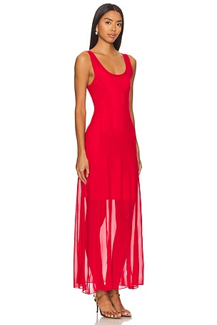 Gestuz Messi Maxi Dress in Red