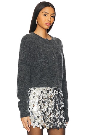 Gestuz Debbie Short Cardigan in Grey