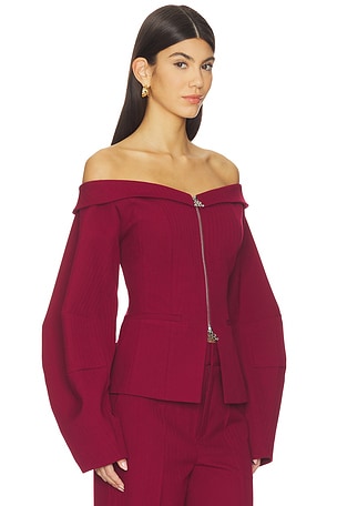 Gestuz X Barbie Barbara Blazer in Red