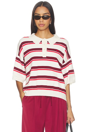 Taia Short Sleeve Polo Pullover Gestuz