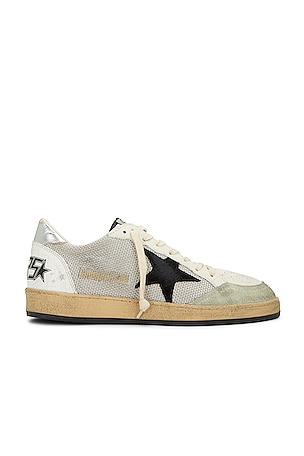 スニーカー GOLDEN GOOSE 'Ball Star 2' sneakers Silver Golden Goose Ball Star Shoe in Light Silver, Black, White