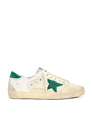 Super Star Nylon And Nappa Leather Star Golden Goose