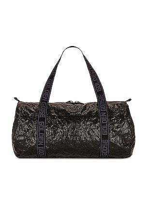 Golden *DUFFLE BAG スターロゴ ダッフルバッグ Golden Goose Star Gold's Duffle Bag in Black & White | REVOLVE