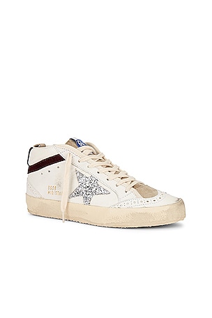 Golden Goose Mid Star Sneaker in White