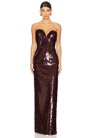 The Sequin Sculpted Column Gown Gaurav Gupta