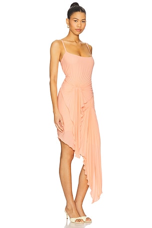 Georgia Hardinge The Torrent Dress in Peach