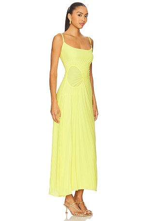 Georgia Hardinge Tide Dress in Lemon
