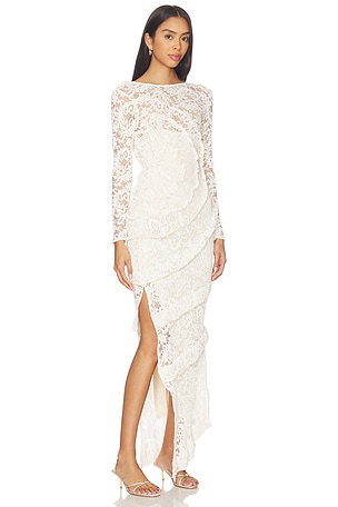 Georgia Hardinge Spiralite Dress in Ivory