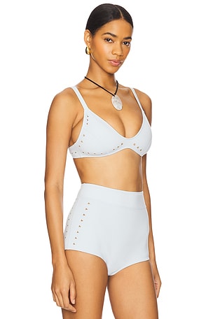 GIGI C Georgia Bikini Top in Baby Blue