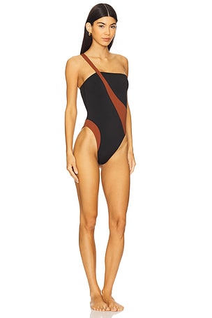 GIGI C Blake One Piece Swimsuit in Black